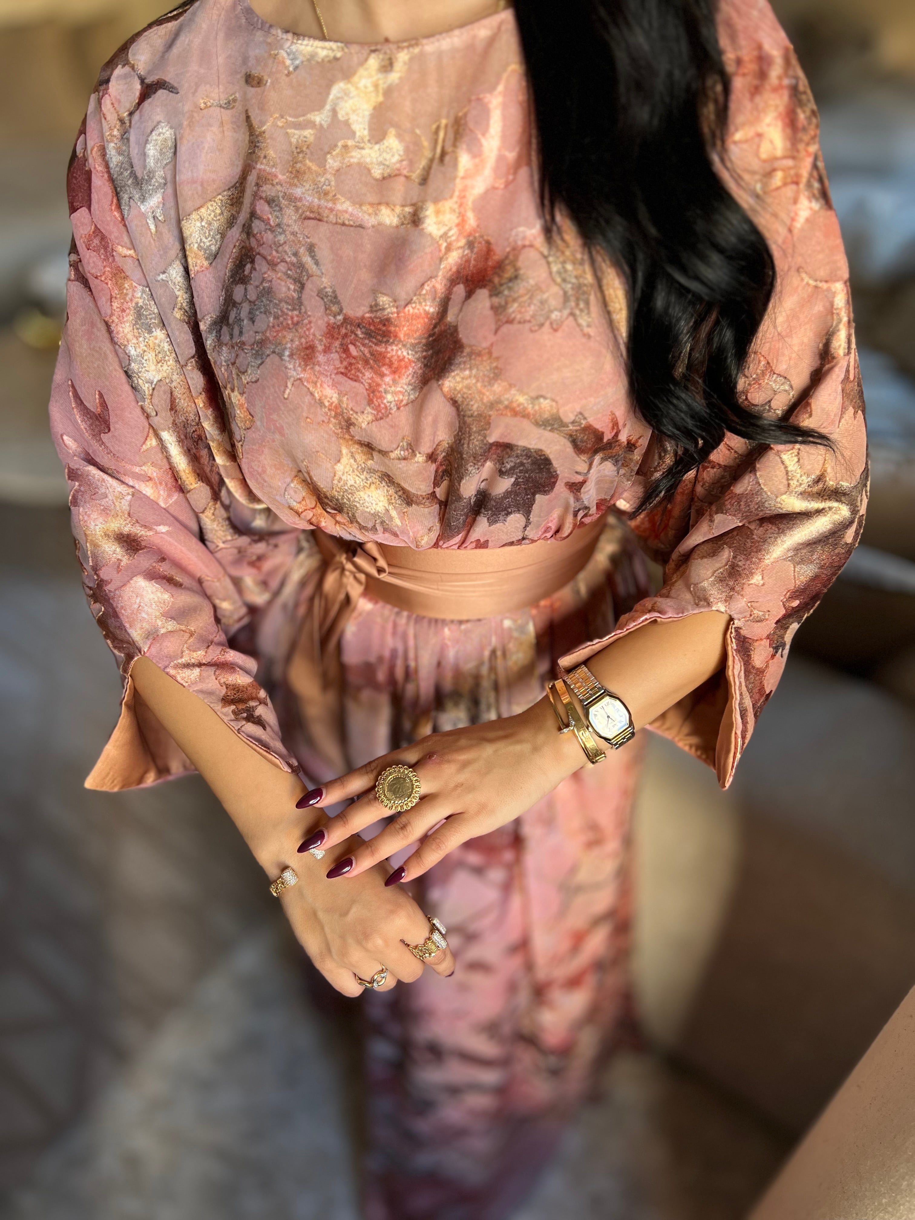 Gandoura mousseline de soie