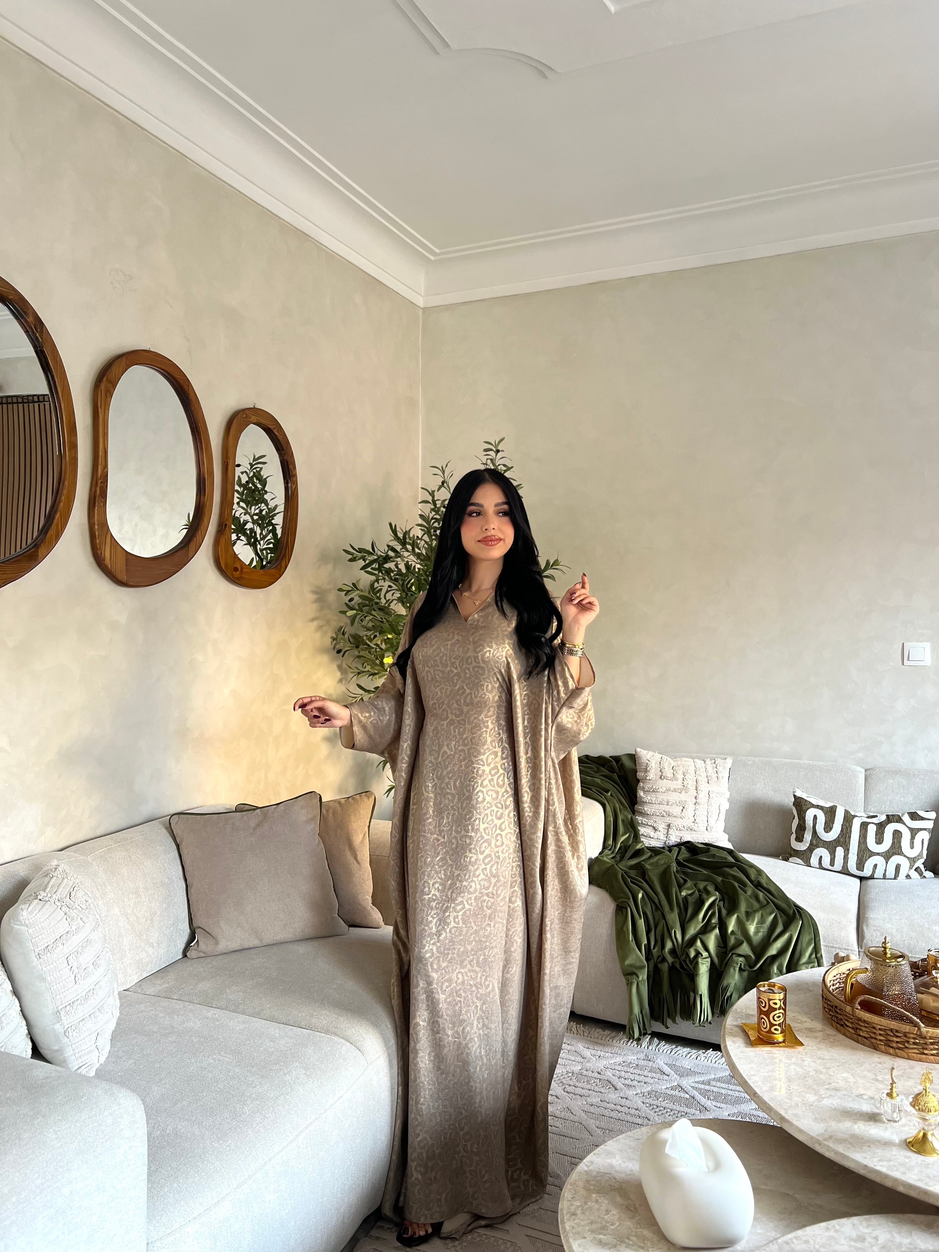 Robe d’hôtesse imprimé léopard