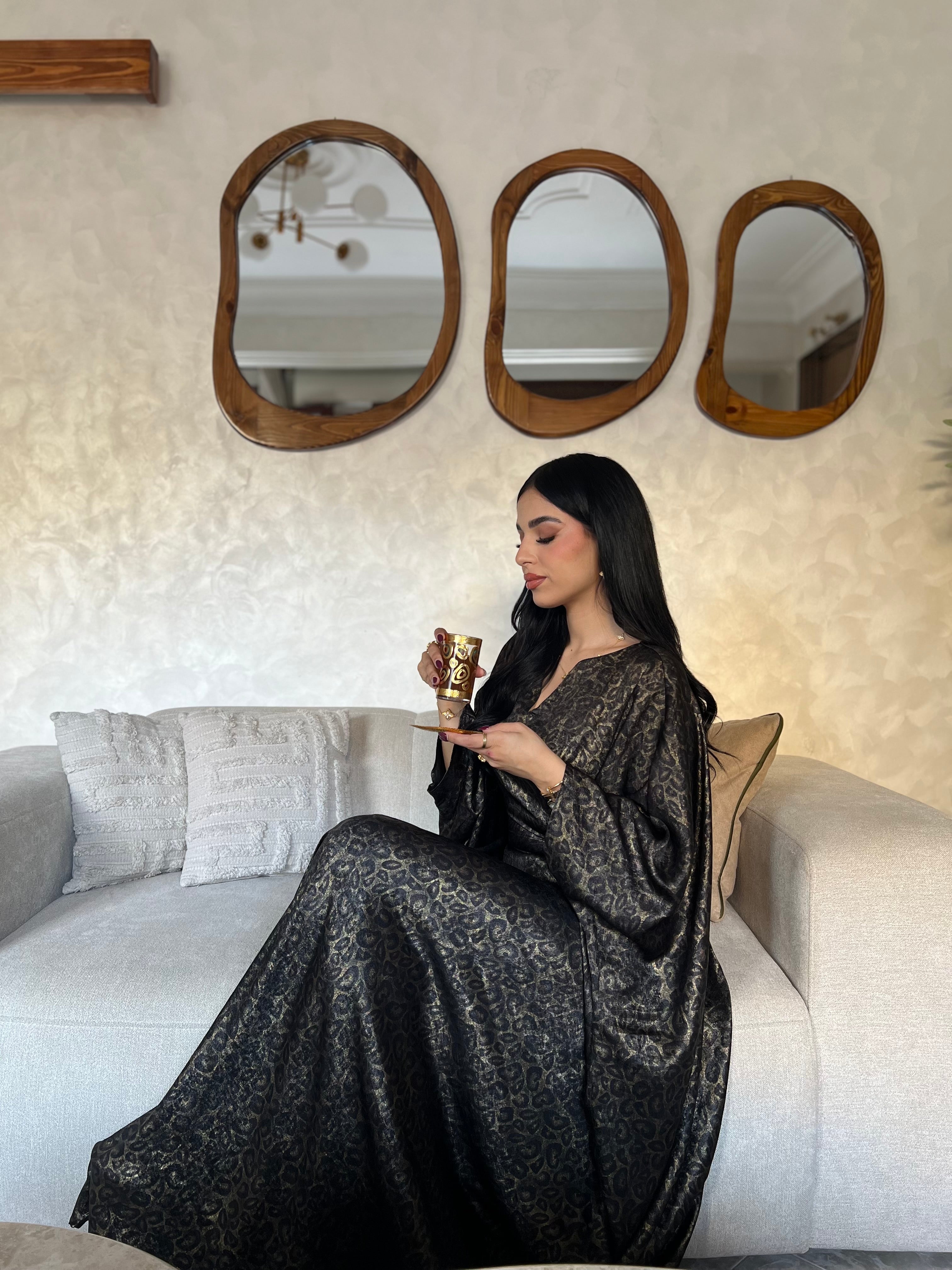 Robe d’hôtesse imprimé léopard