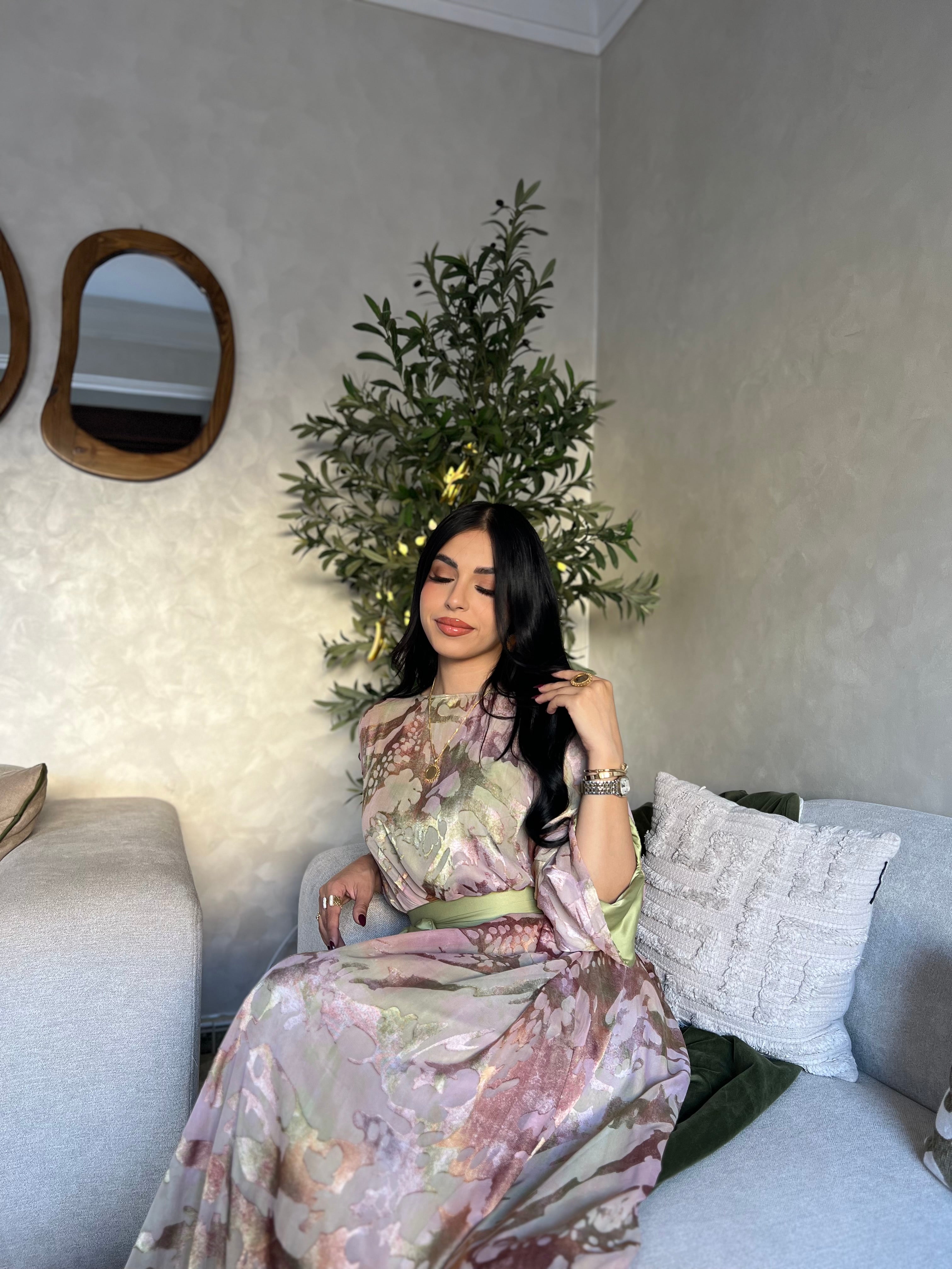 Gandoura mousseline de soie