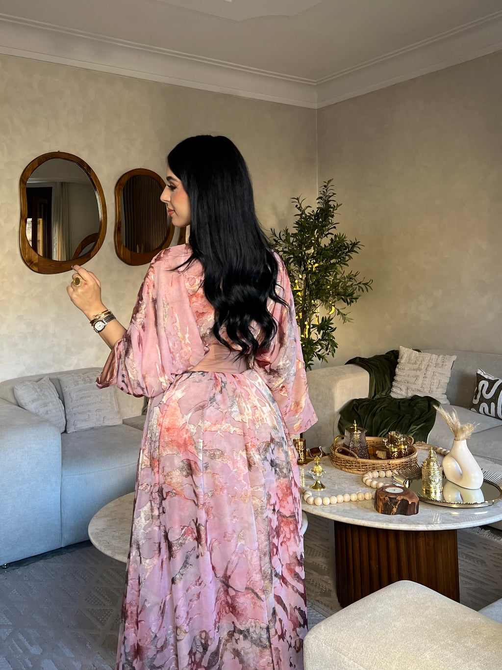 Gandoura mousseline de soie