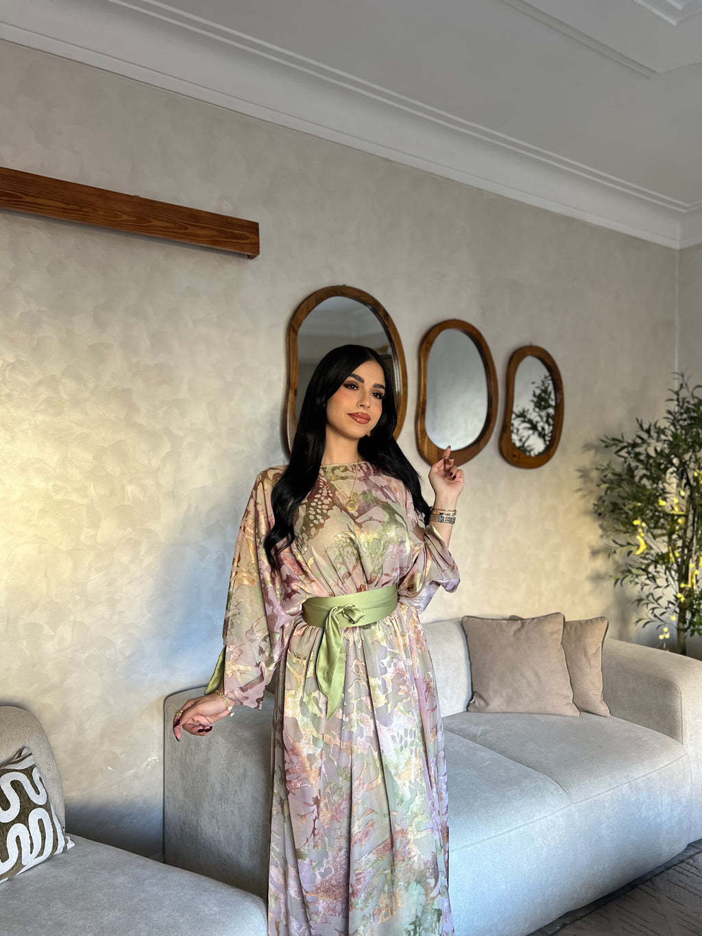 Gandoura mousseline de soie