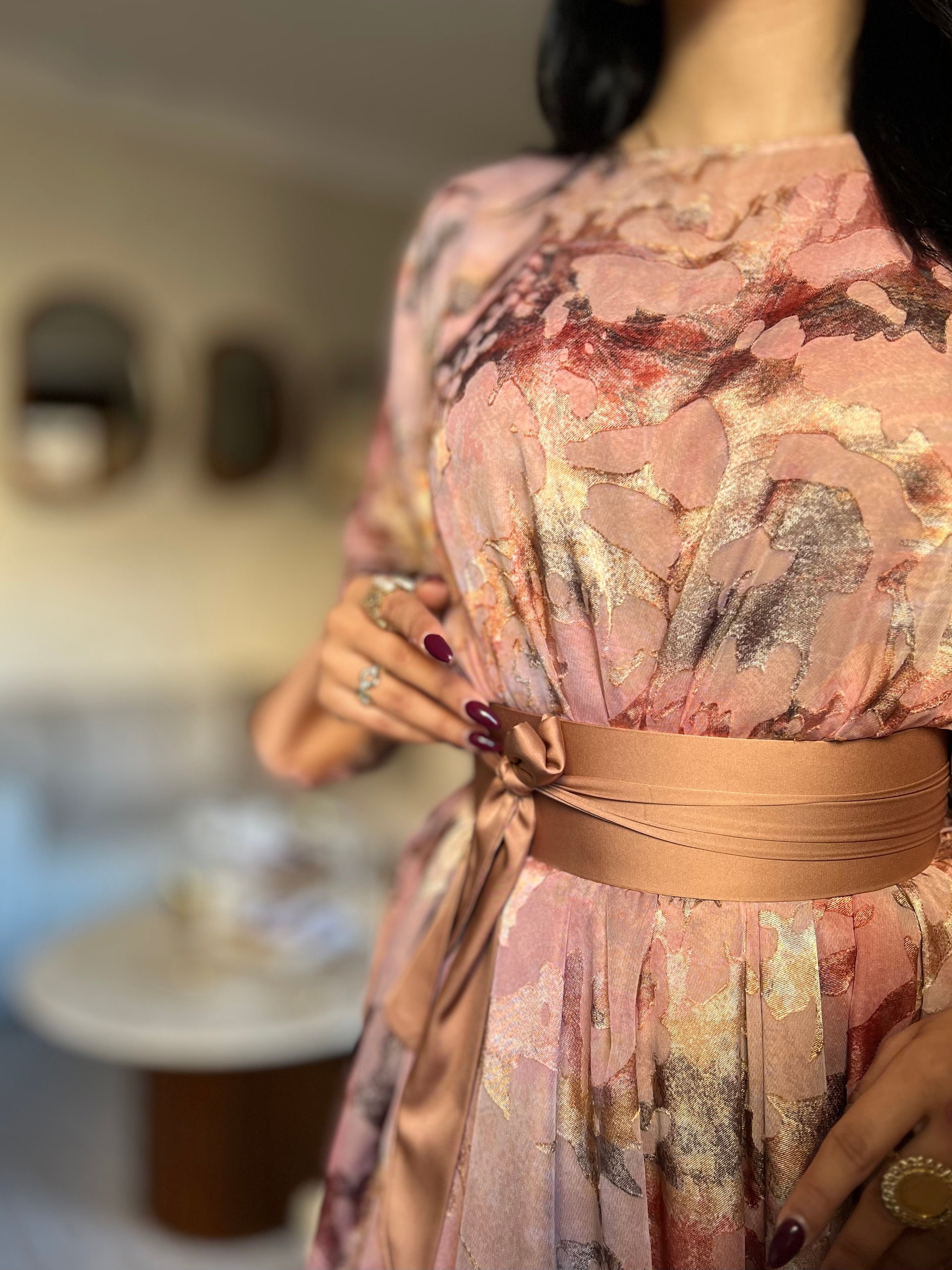 Gandoura mousseline de soie