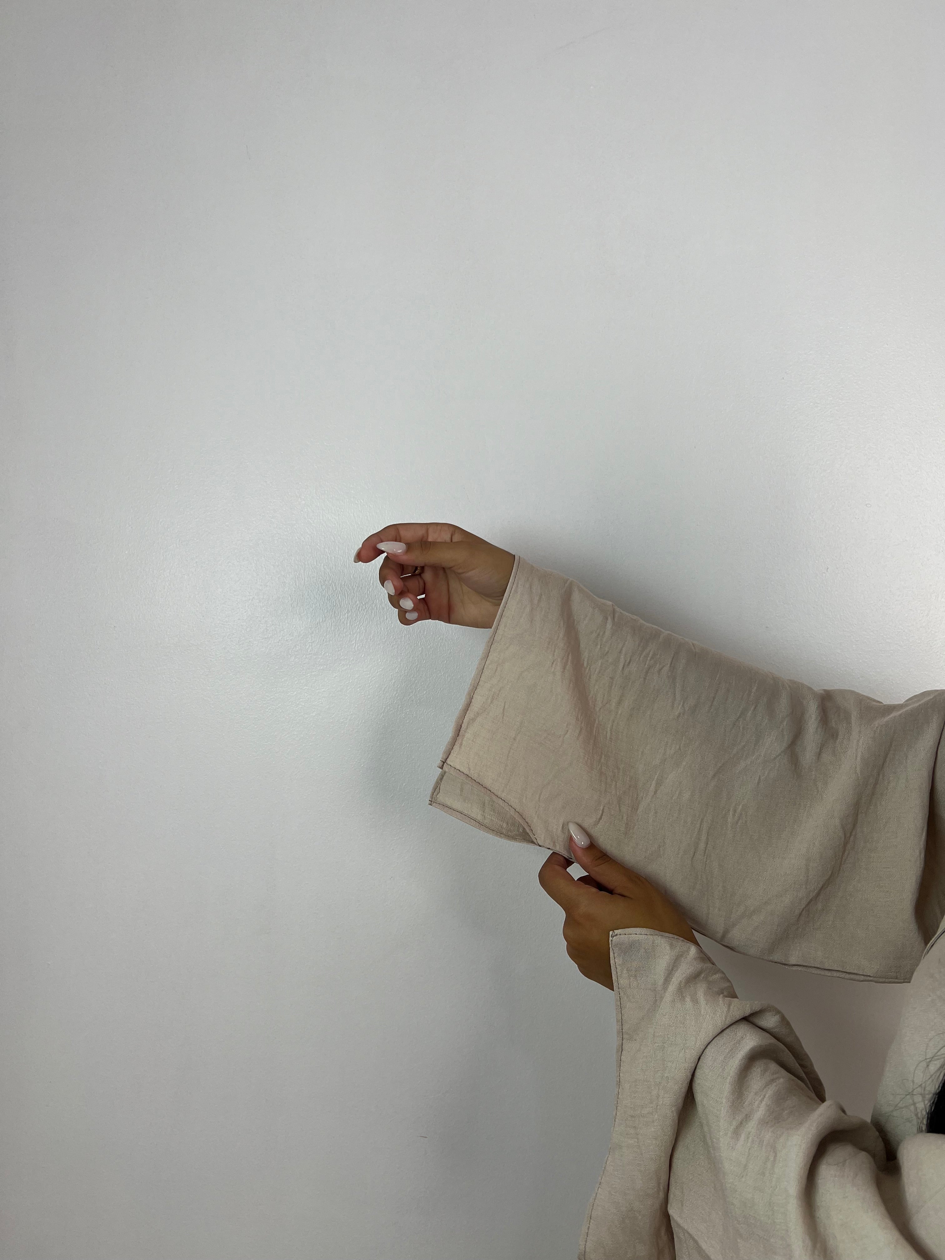 Ensemble lin froissé