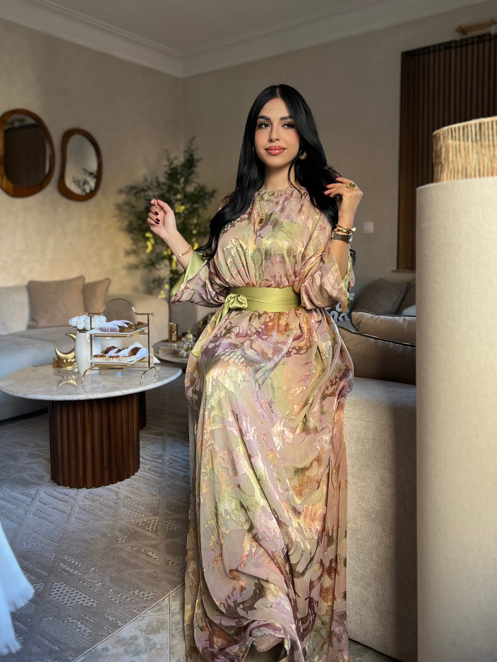 Gandoura mousseline de soie