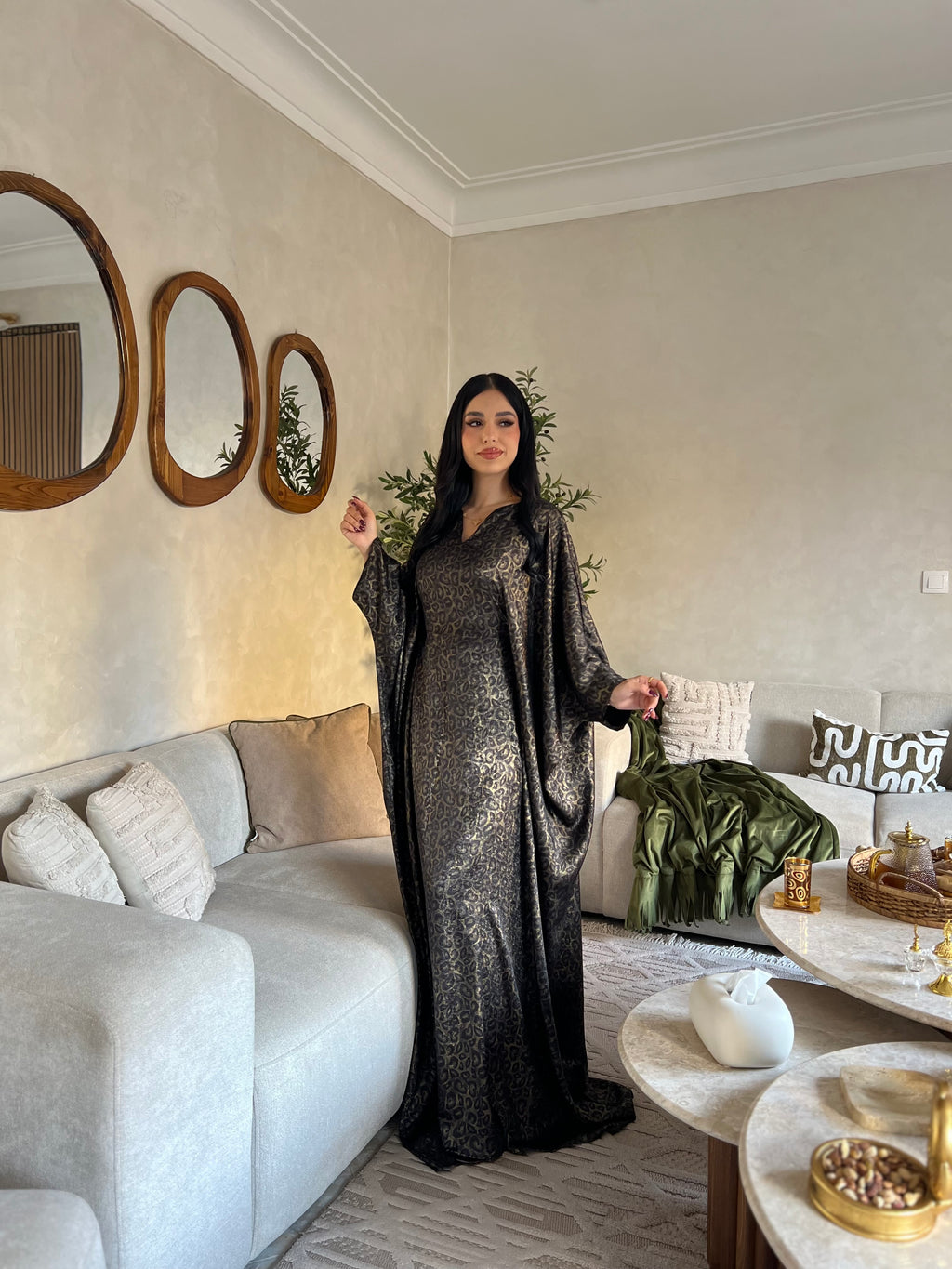 Robe d’hôtesse imprimé léopard