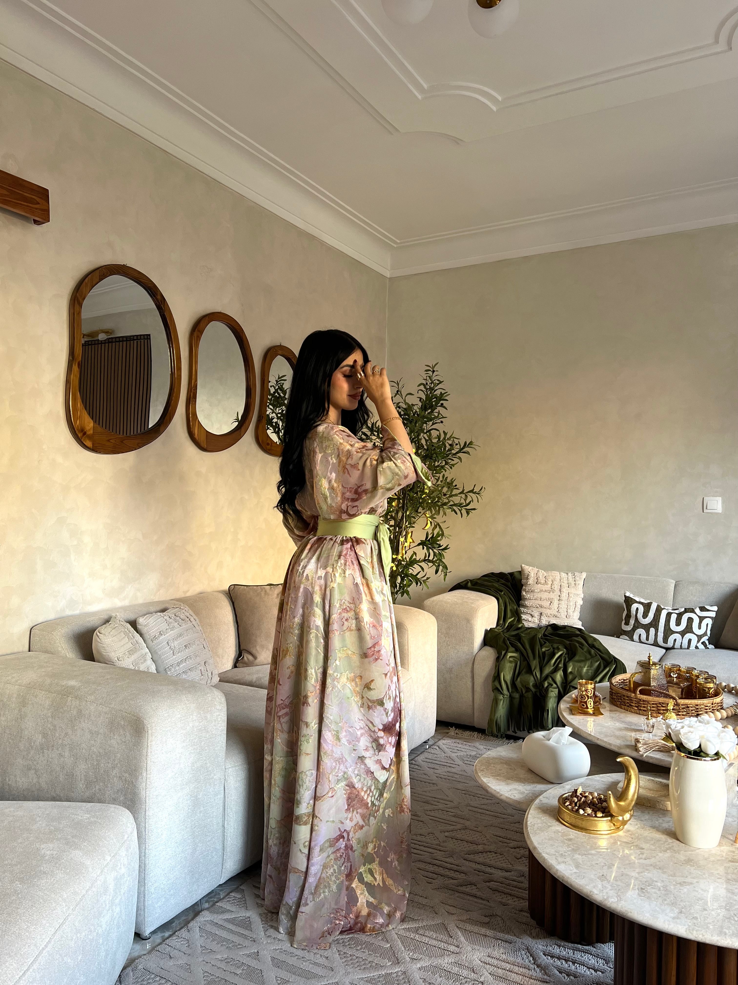 Gandoura mousseline de soie