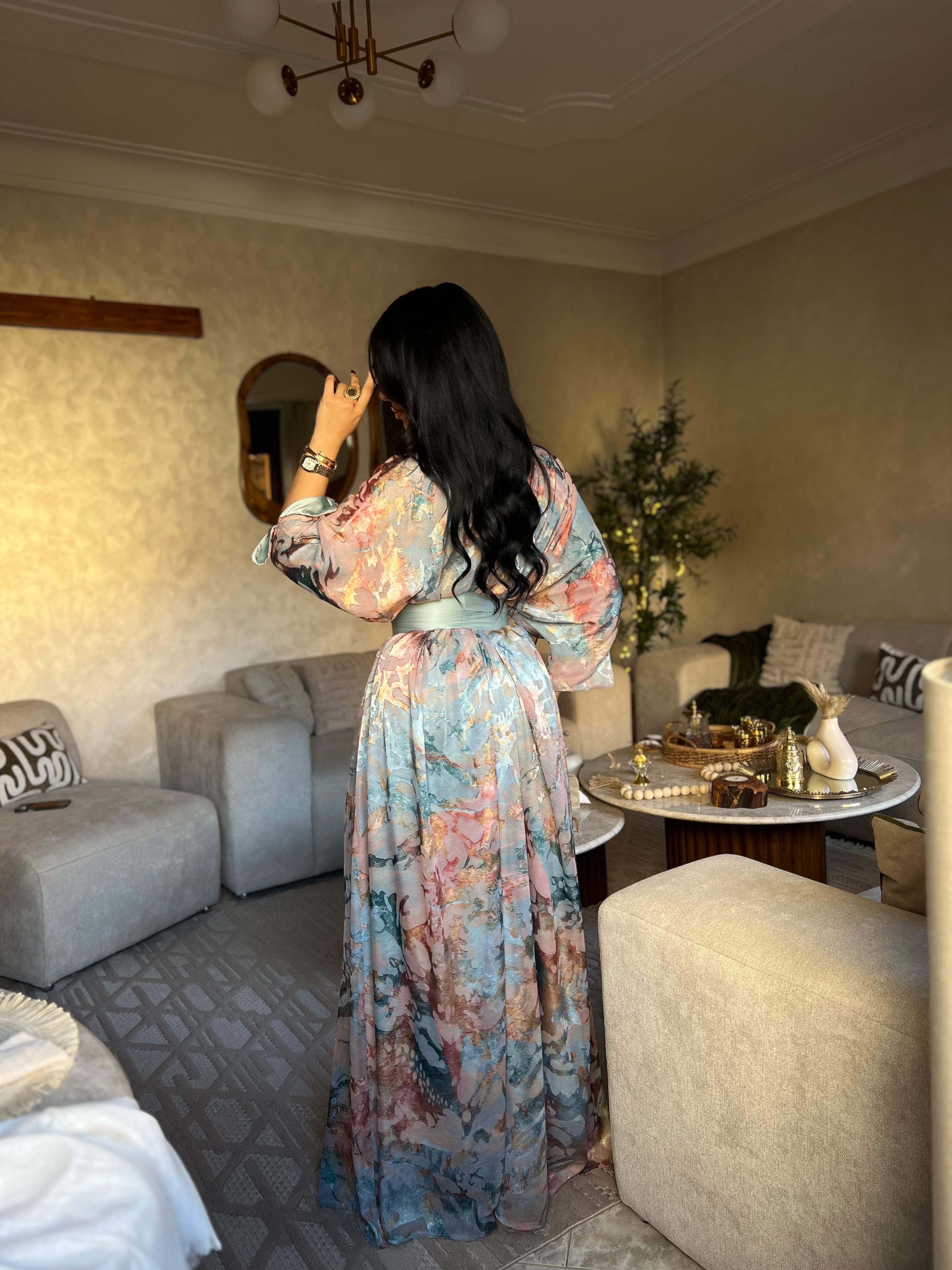 Gandoura mousseline de soie