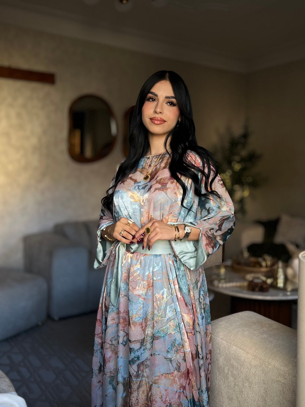 Gandoura mousseline de soie