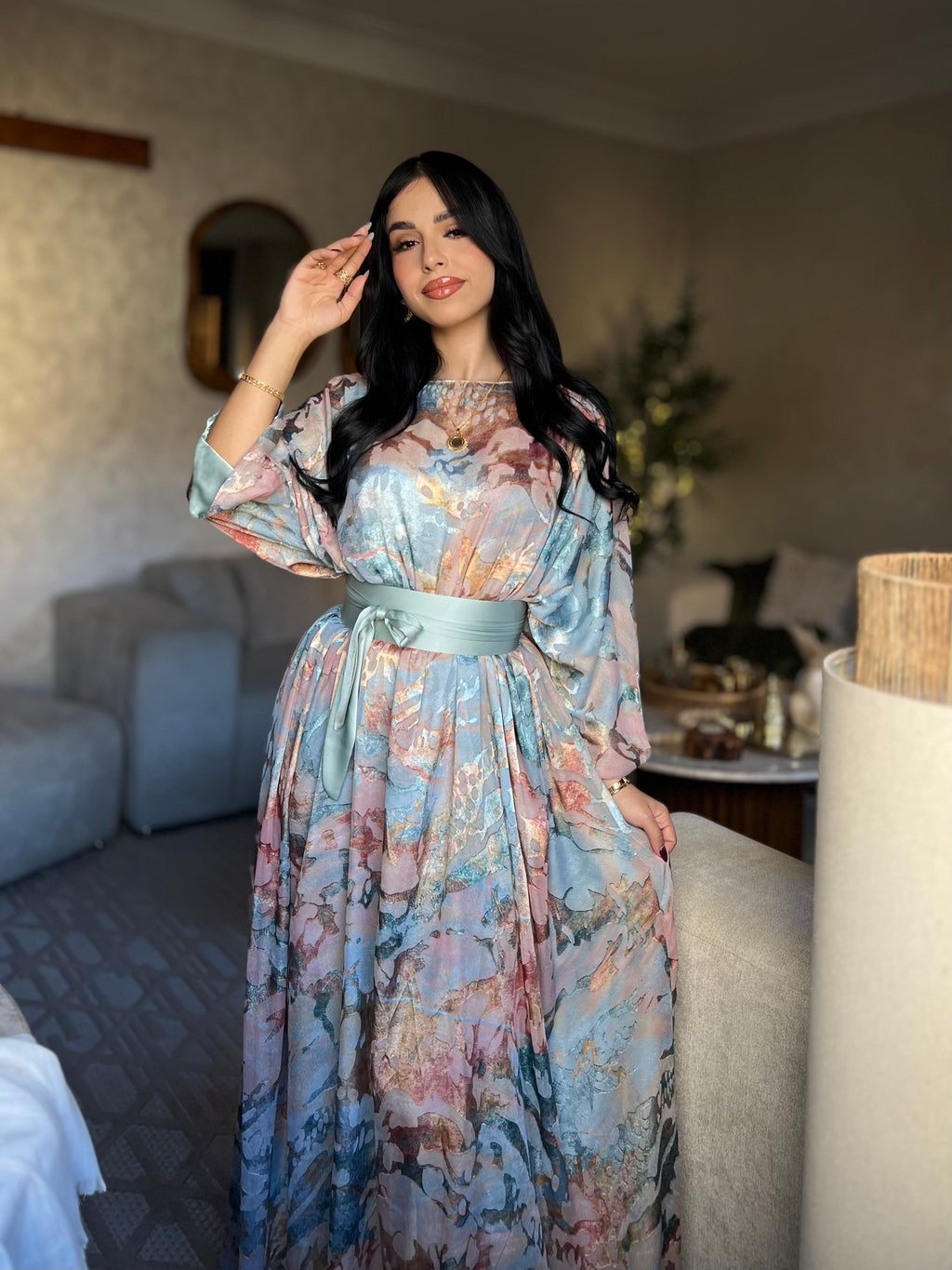 Gandoura mousseline de soie