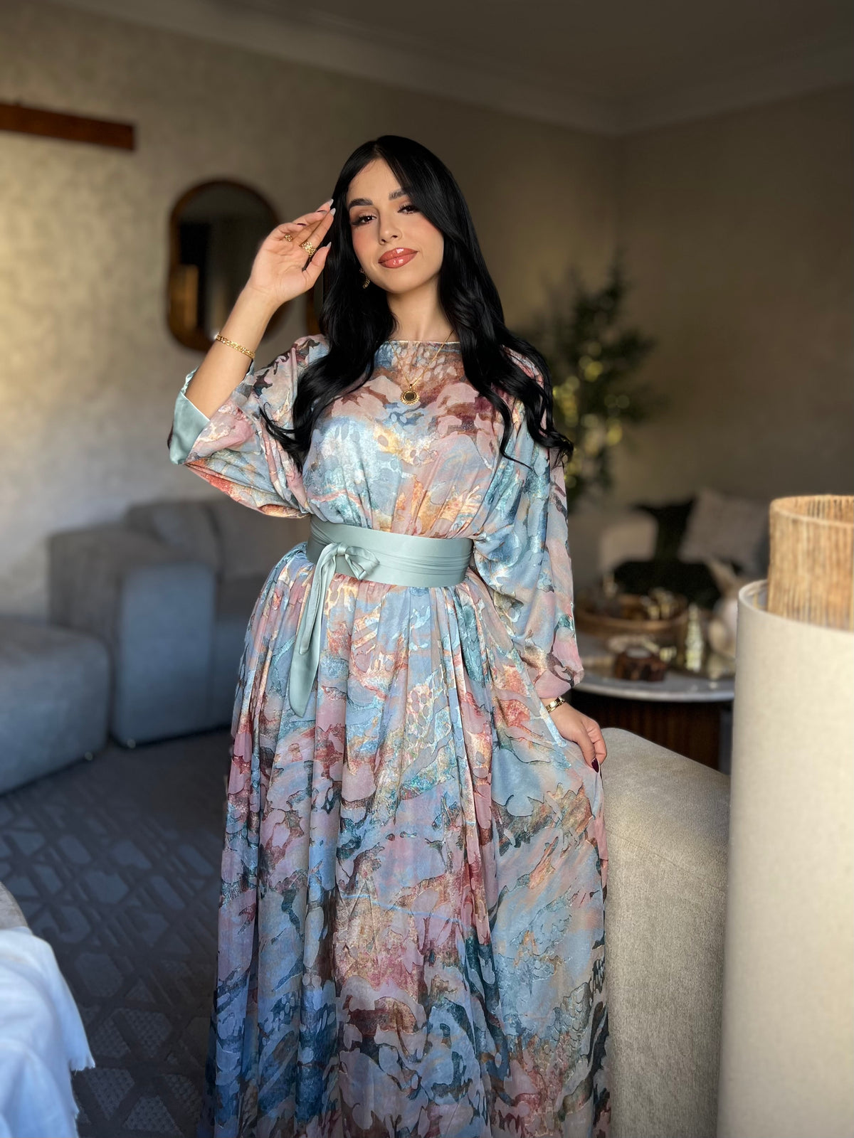 Gandoura mousseline de soie